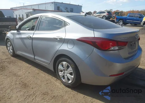 2016 Hyundai Elantra Se z USA, uszkodzony, nr VIN 5NPDH4AE7GH730075